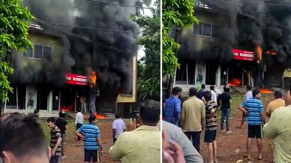 Okinawa Mangalore showroom fire: Electric scooter maker says fire caused due to ‘short circuit’