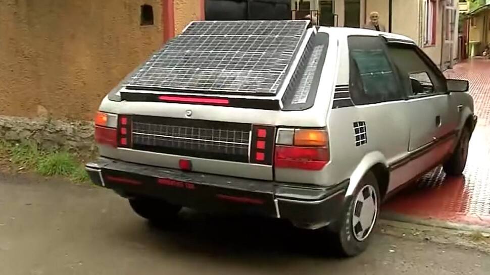 Srinagar-based professor makes Kashmir Valley&#039;s 1st solar car to offset rising fuel prices