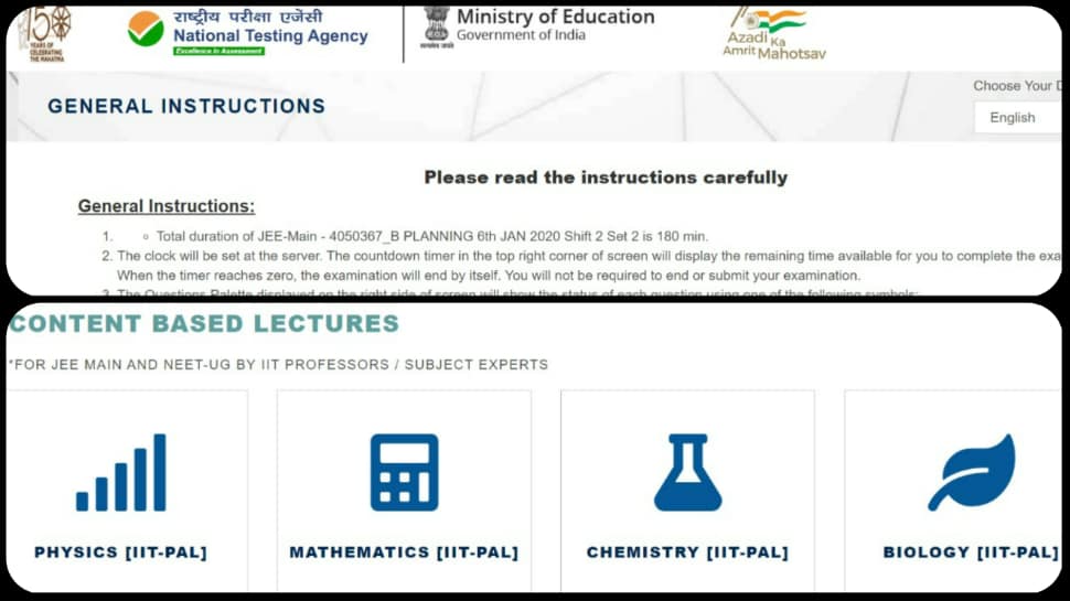 JEE Main 2022: NTA&#039;s Mock Tests, Video Lectures and app to prepare for exams at nta.ac.in, get direct link for all here