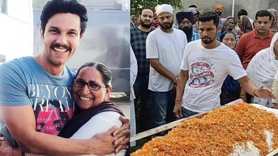 Randeep Hooda performs last rites of Sarabjit Singh&#039;s sister Dalbir Kaur in Punjab