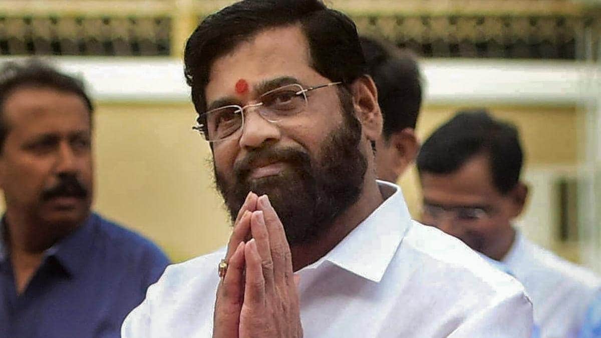 Maharashtra Political Crisis: Posters against Eknath Shinde in Guwahati | Zee News