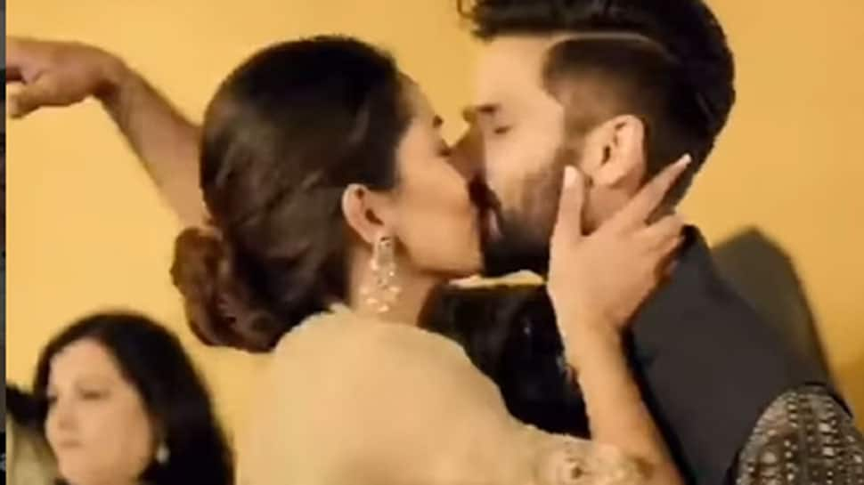 Shahid Kapoor and wife Mira Rajput steal a passionate kiss, video from sister Sanah Kapur&#039;s wedding goes viral - Watch