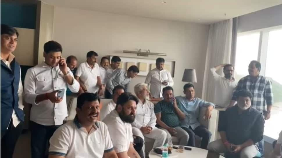 Maharashtra Political Crisis: Eknath Shinde is CM, rebel Sena MLAs dance as the announcement is made, WATCH