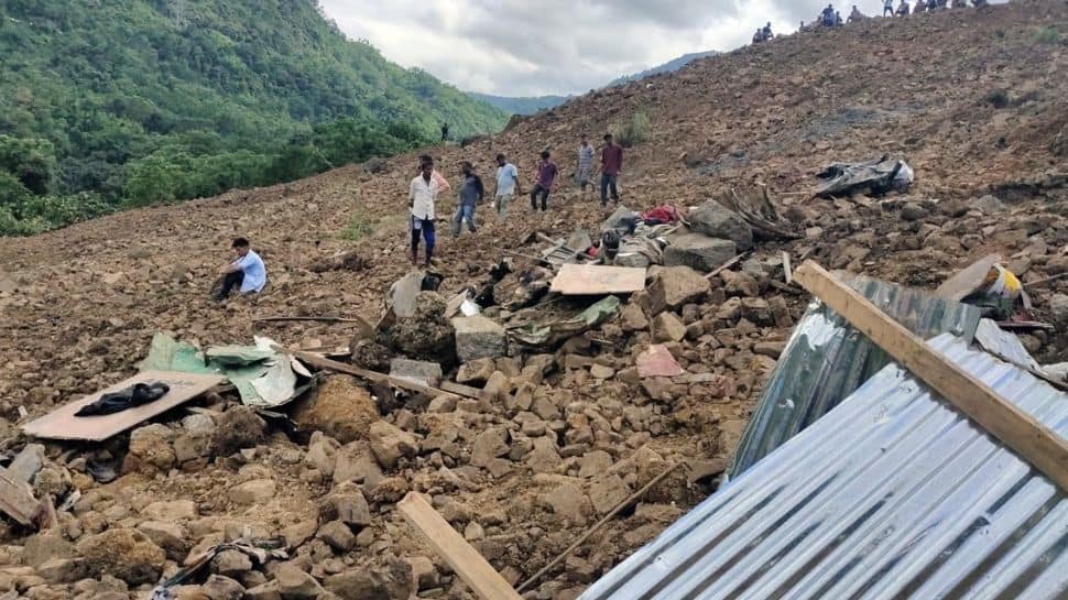 13 killed as landslide hits railway construction site in Manipur