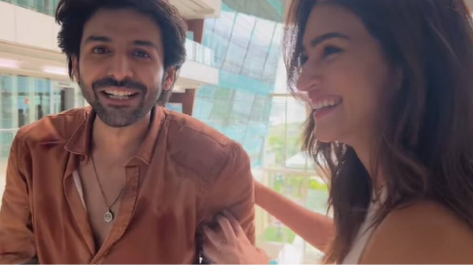 Kriti Sanon says Kartik Aaryan hasn&#039;t changed after immense success of &#039;Bhool Bhulaiyaa 2&#039;