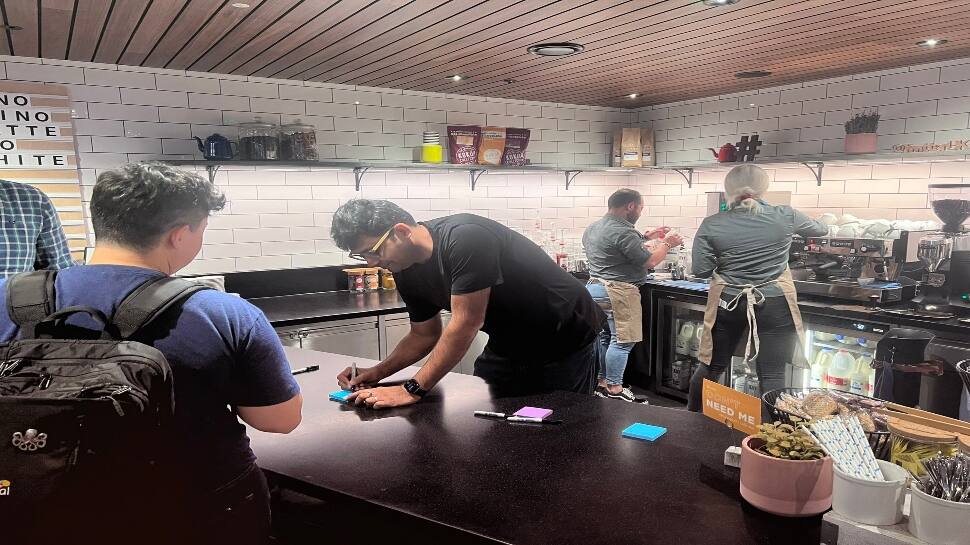 What an example of humility! Twitter CEO seen serving coffee to employees at London office