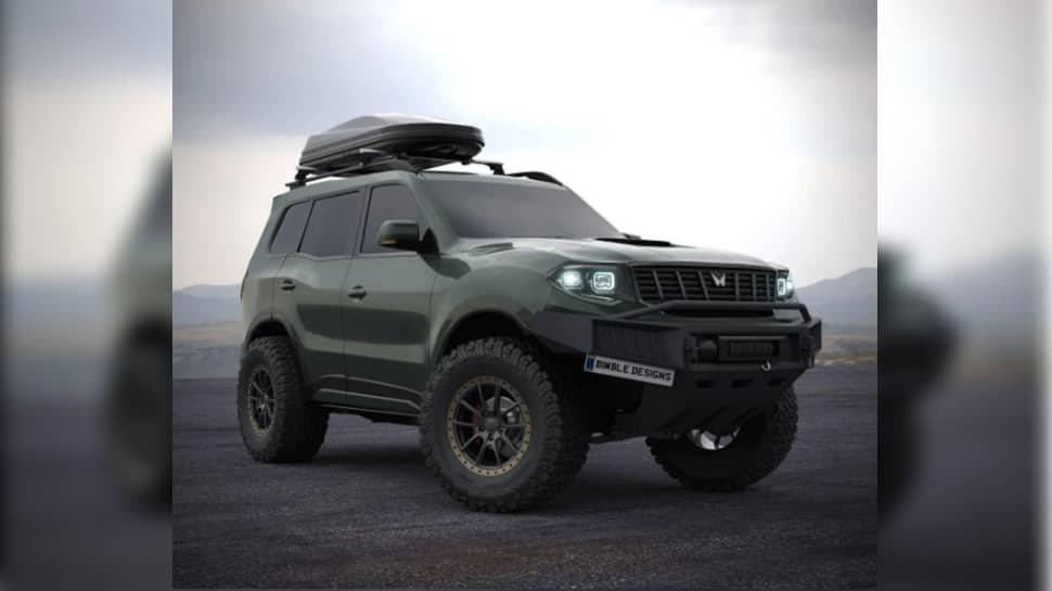 2022 Mahindra Scorpio-N imagined as a capable off-roading machine, looks stunning