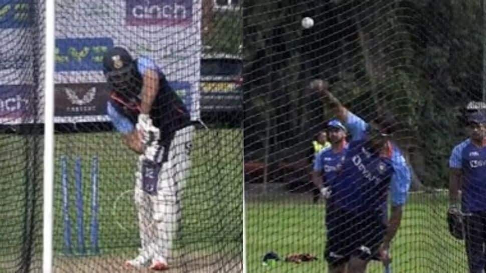 Watch: Rohit Sharma take on R Ashwin in the nets day after testing negative
