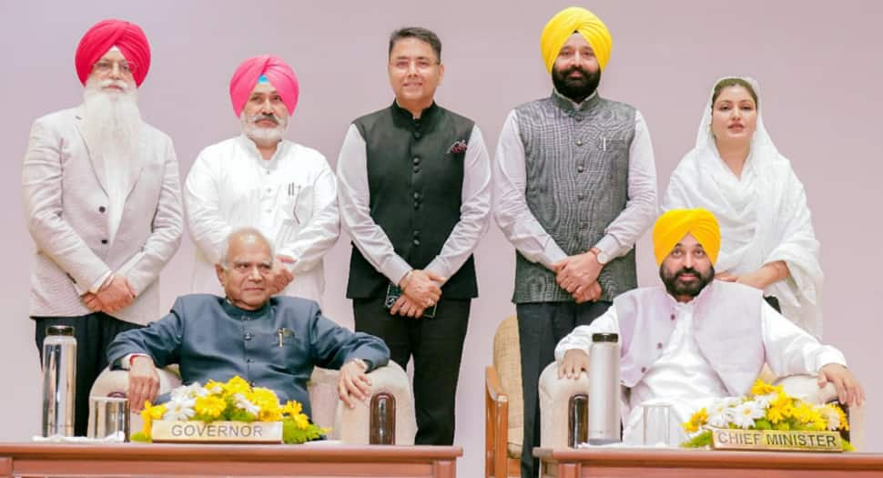 Bhagwant Mann expands Punjab cabinet, five AAP MLAs, including four first-time legislators, take oath as ministers