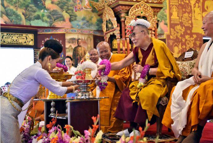 His Holiness: Thai temple in Bodhgaya