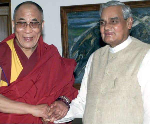 His Holiness: With Prime Minister Atal Bihari Vajpayee