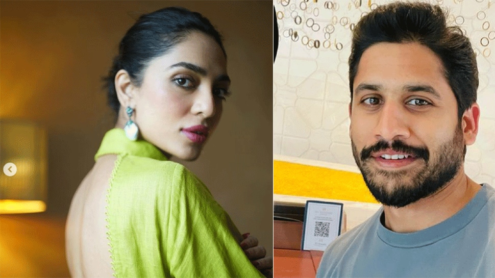 Naga Chaitanya&#039;s rumoured girlfriend Sobhita Dhulipala reacts as he shares unseen pics with mom, dad 