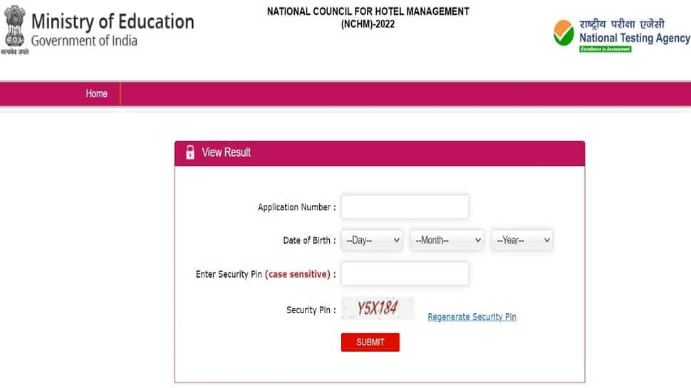 NCHMJEE Result 2022 declared at nchmjee.nta.nic.in, get direct link to download NCHMJEE scorecard here