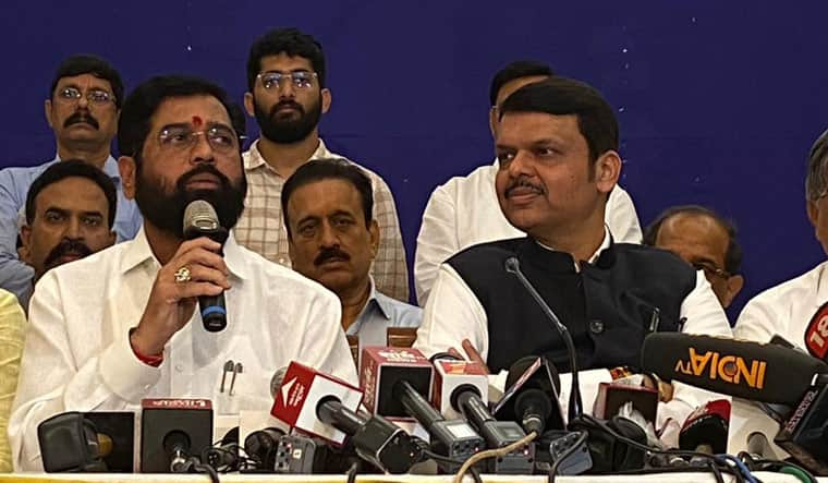 Maharashtra Chief Minister Eknath Shinde Holds Press Conference In ...