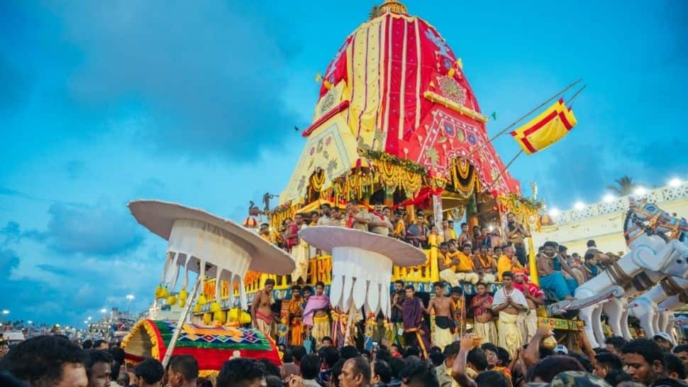 Ulta Rath Yatra 2022 Laxmi Narayan Bheta held after arrival of Lord