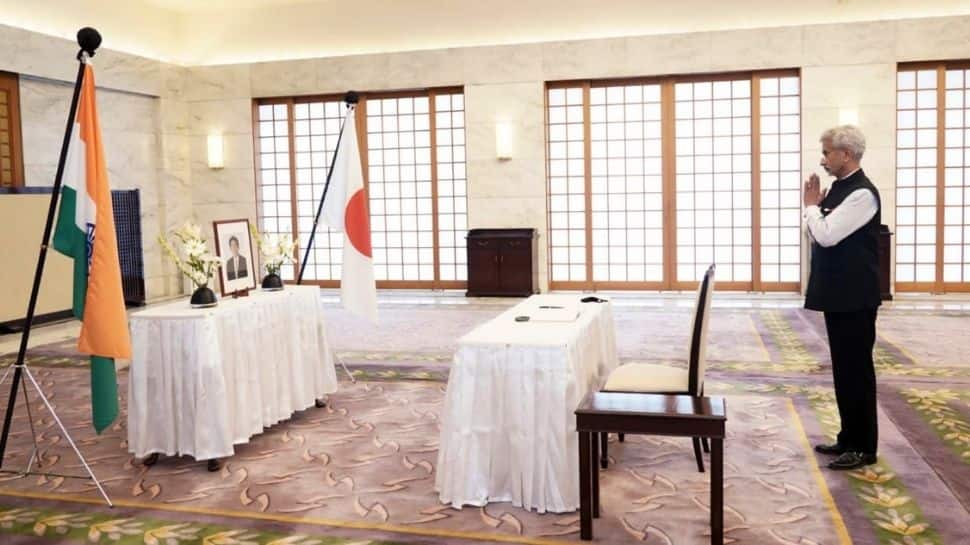 Shinzo Abe assassination: EAM S Jaishankar visits Japanese embassy to convey condolences