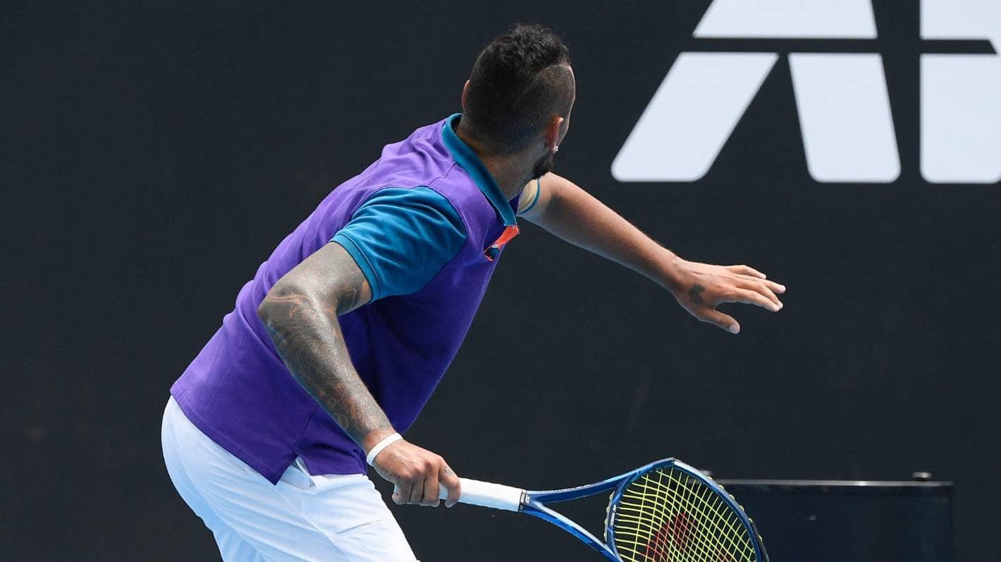 Nick Kyrgios destroying his racquets