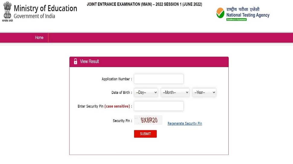 JEE Main Result 2022 DECLARED at jeemain.nta.nic.in, get direct LINK to check Session 1 scorecard here