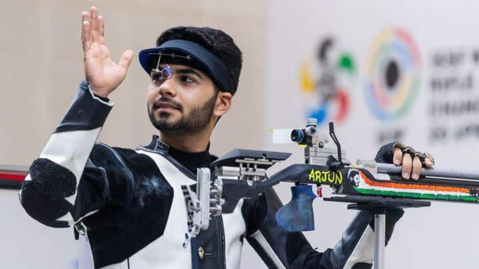 ISSF World Cup 2022: India`s Arjun Babuta clinch gold, beat Tokyo Olympics silver medallist Lucas Kozeniesky