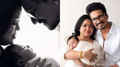 Bharti Singh and Haarsh Limbachiyaa reveal son Laksh's face