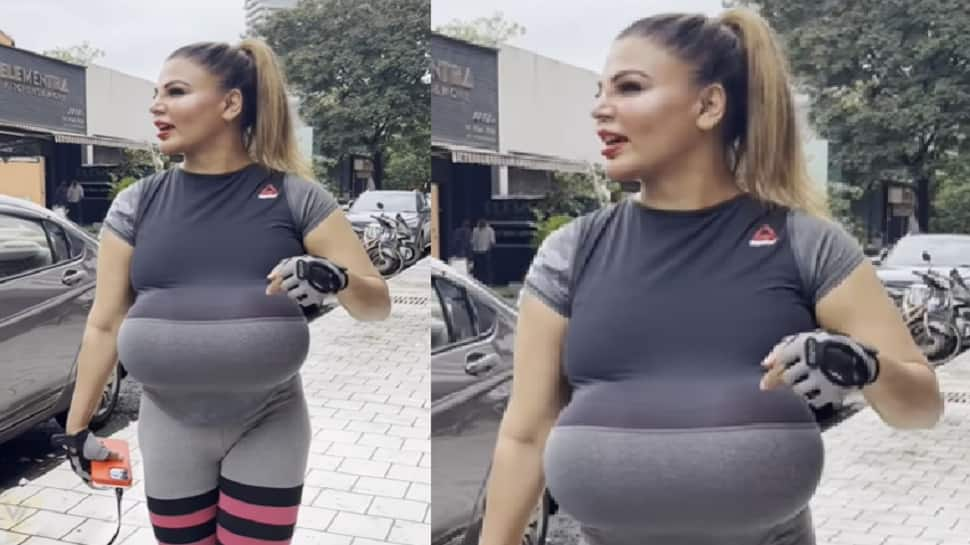 Rakhi Sawant spotted in Mumbai with baby bump? Says, &quot;Baahubali is on the way...&quot;