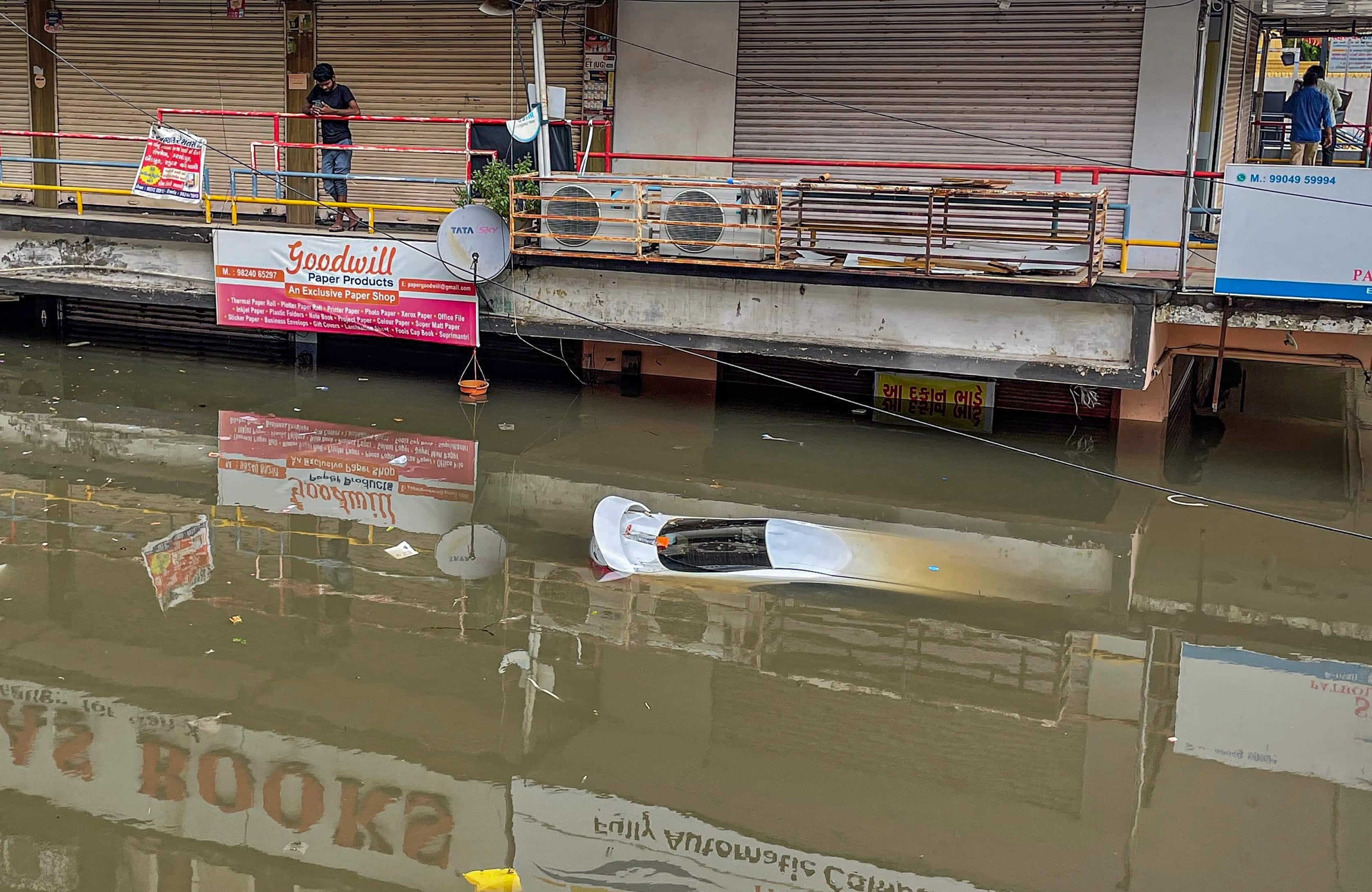 Heavy rain in Ahmedabad