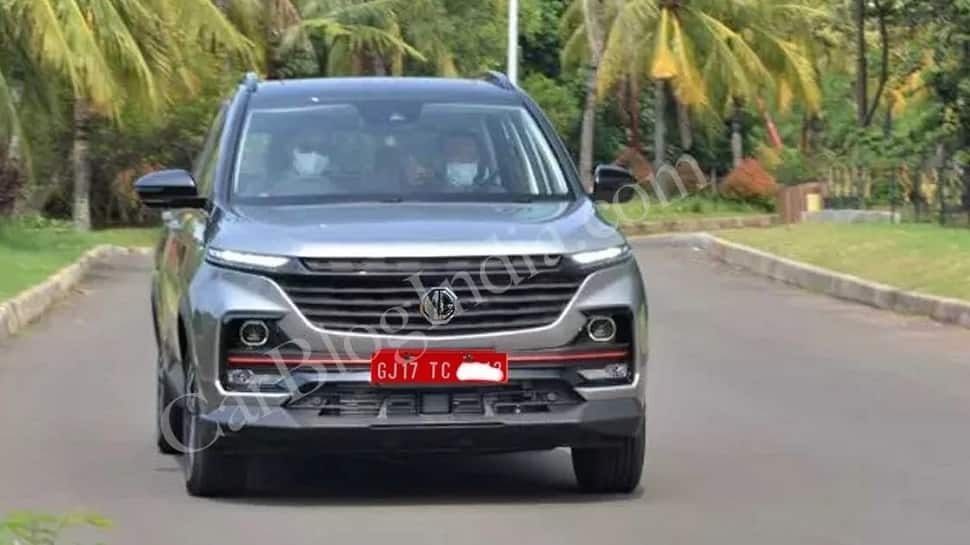 MG Hector facelift spied with Wuling Almaz RS-inspired exterior - Check here