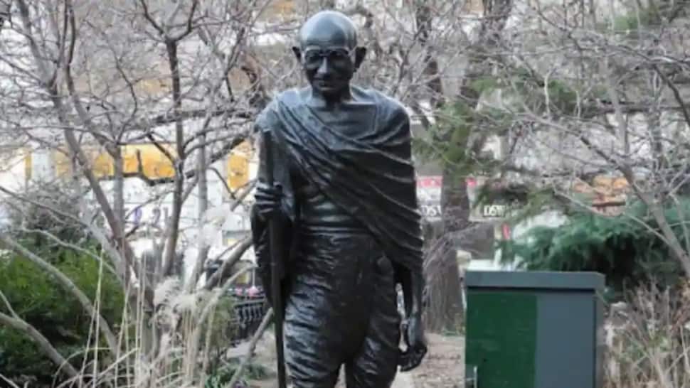 Mahatma Gandhi&#039;s statue desecrated at Hindu temple in Canada, India says &#039;hateful act&#039; has &#039;deeply hurt&#039; sentiments