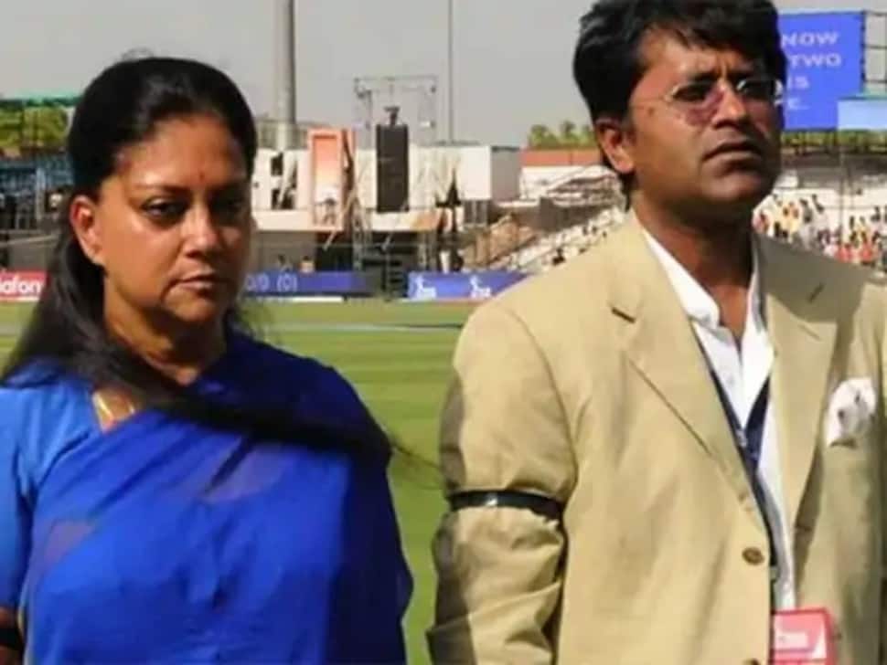 Lalit Modi was appointed as the Rajasthan Cricket Association President in 2005 under Chief Minister Vasundhara Raje, who was a close friend of his. (Source: Twitter)