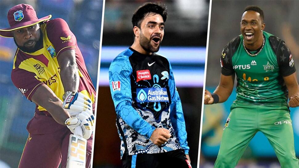 Rashid Khan, Kieron Pollard, Dwayne Bravo and Faf du Plessis enter BBL 2022 players draft