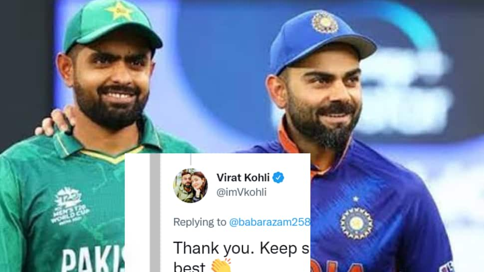 Virat Kohli replies to Babar Azam&#039;s &#039;Stay Strong&#039; tweet for him, says THIS