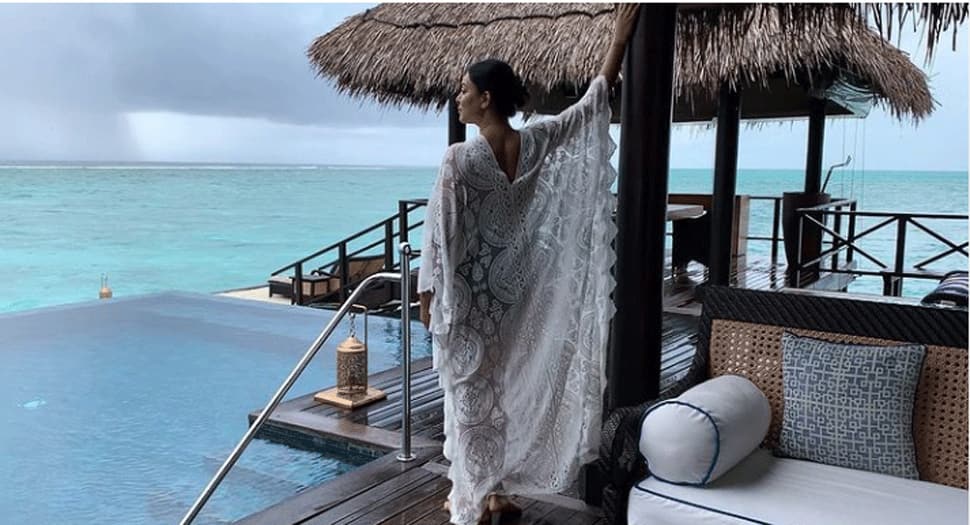 Day after confirming romance with Lalit Modi, Sushmita Sen drops gorgeous new pic from Maldives 	