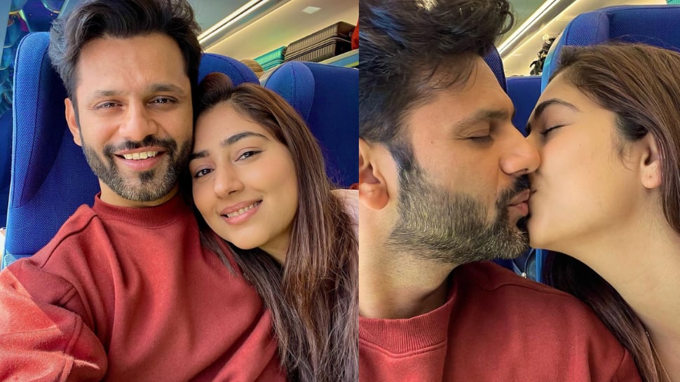 Disha Parmar-Rahul Vaidya go all mushy on their first wedding ...