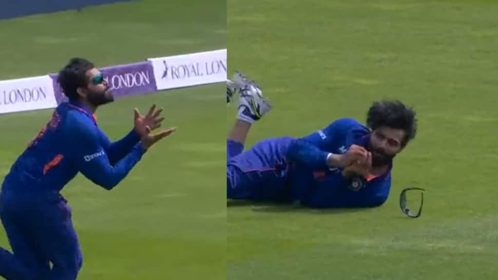 WATCH: Ravindra Jadeja takes a stunning catch to dismiss Jos Buttler during IND vs ENG 3rd ODI