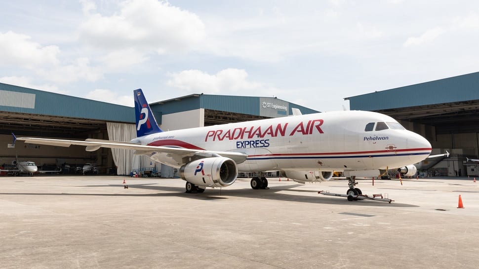 Pradhaan Air’s first converted A320 cargo plane “Pehalwan” arrives at Delhi Airport: WATCH video