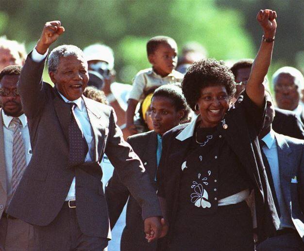 Nelson Mandela and Winnie Mandela