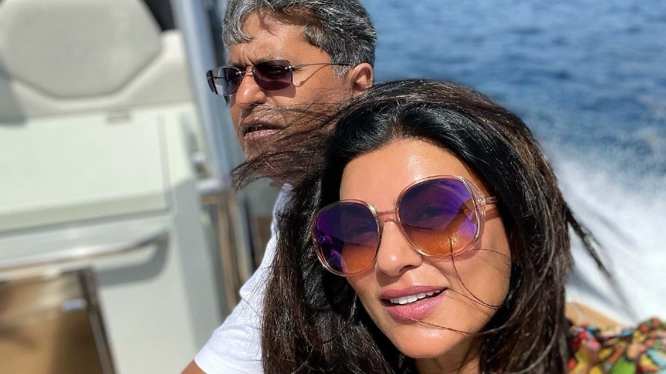 Former Indian Premier League commissioner Lalit Modi is currently dating Bollywood star and former Miss Universe Sushmita Sen. (Source: Twitter)