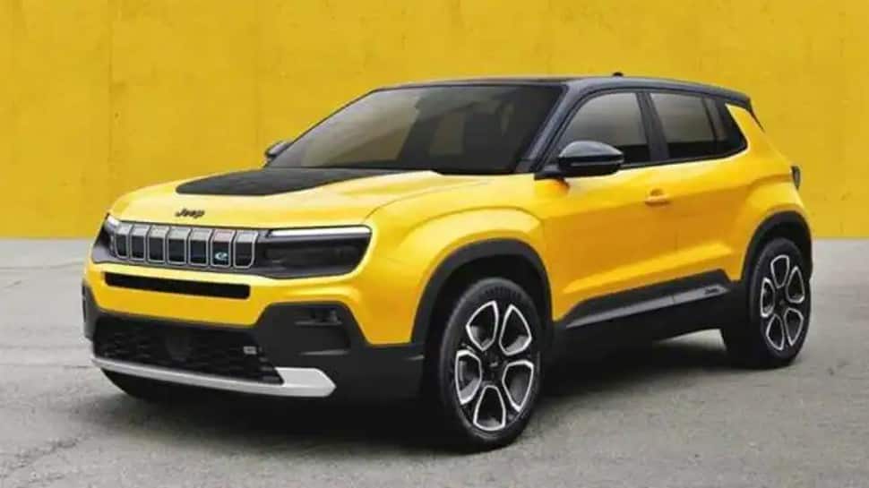 New Jeep electric small SUV spied undisguised for the first time
