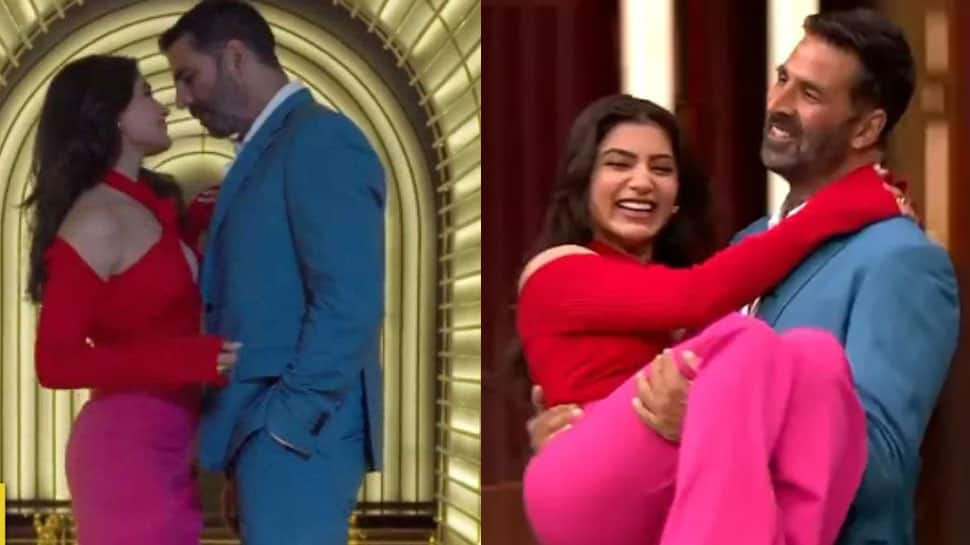 Koffee With Karan Season 7: Akshay Kumar and Samantha Ruth Prabhu&#039;s sizzling dance tease on Pushpa&#039;s &#039;Oo Antava&#039; song - Watch