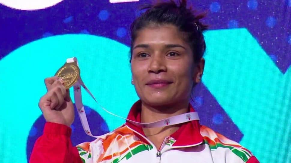 Nikhat Zareen is showing a lot of promise to become the next big boxing superstar from India. The young pugilist is heading to Commonwealth Games to compete in the 50kg category having won the World Championships title in Istanbul in May this year. (Source: Twitter)