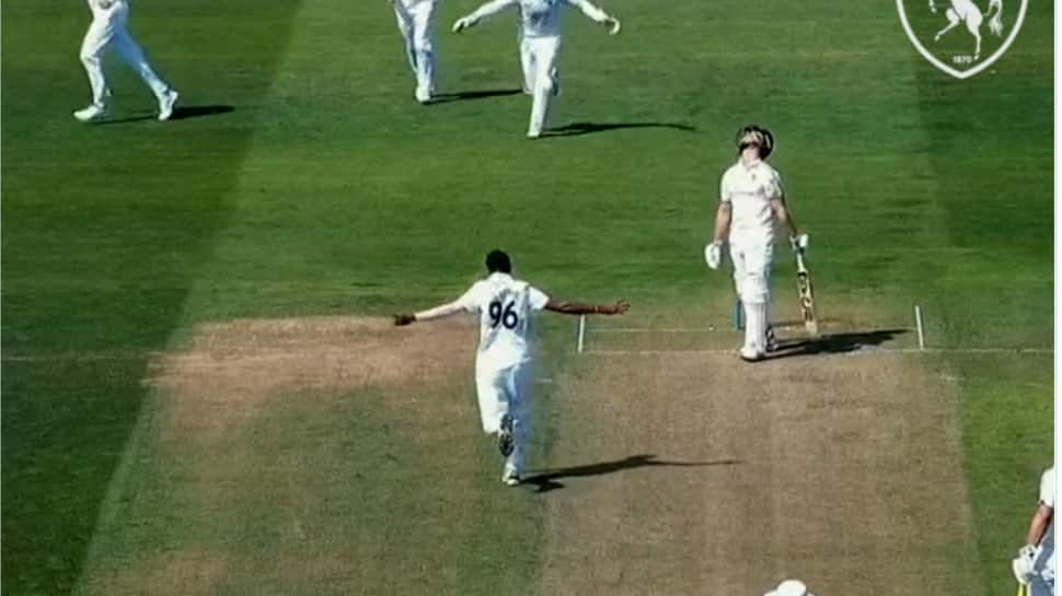 WATCH: Navdeep Saini claims five-wicket haul in debut County season for Kent