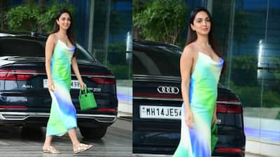 Kiara Advani looks hot in a backless long dress