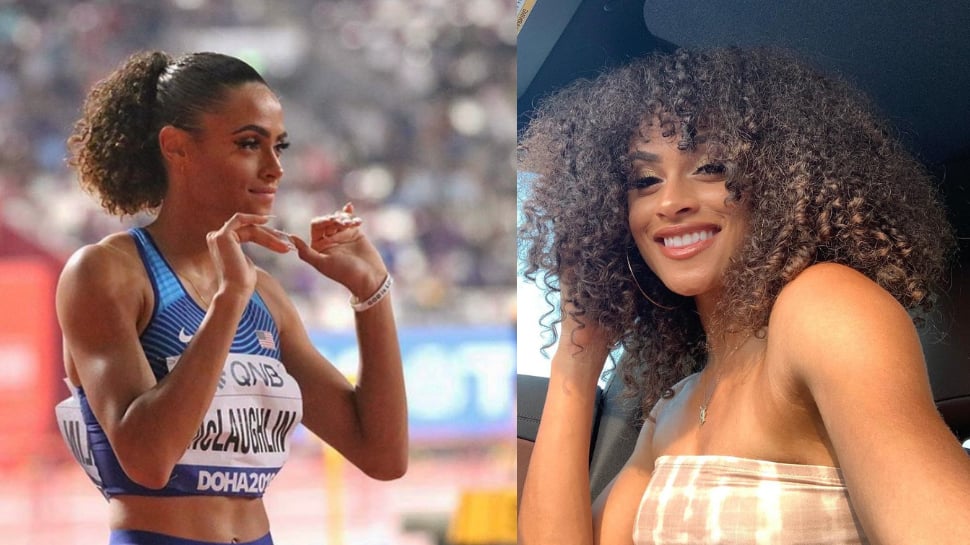 Who is women's 400m hurdles world record holder Sydney McLaughlin's NFL  star husband?