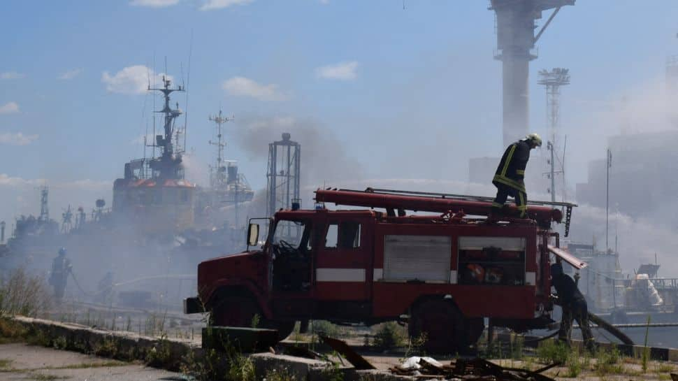 Russian missiles hit Ukraine port; Kyiv says it is still preparing grain exports