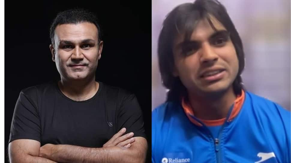 &#039;Kya Fenkta hai&#039;: Sehwag&#039;s unique way of congratulating Neeraj on his silver medal is going viral