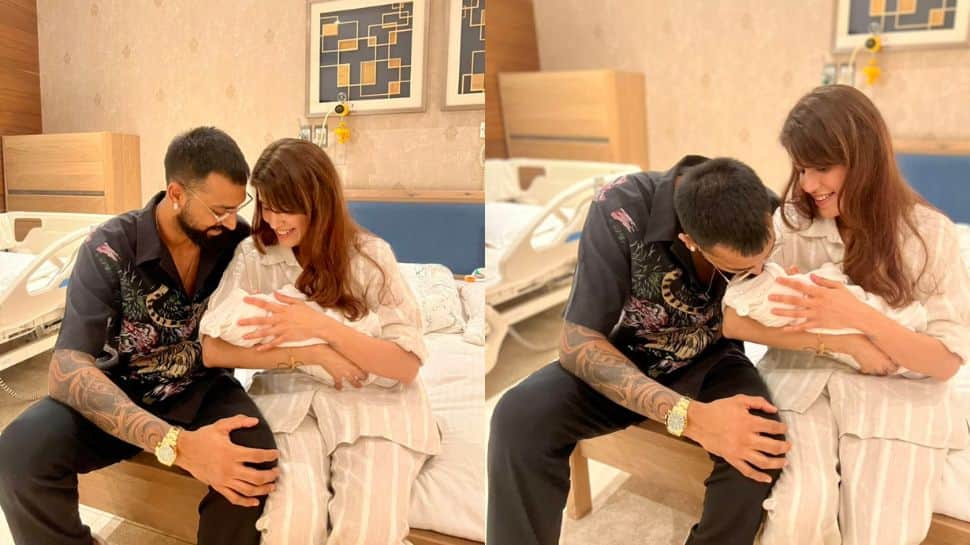 Krunal Pandya and his wife Pankhuri blessed with baby boy, share pictures