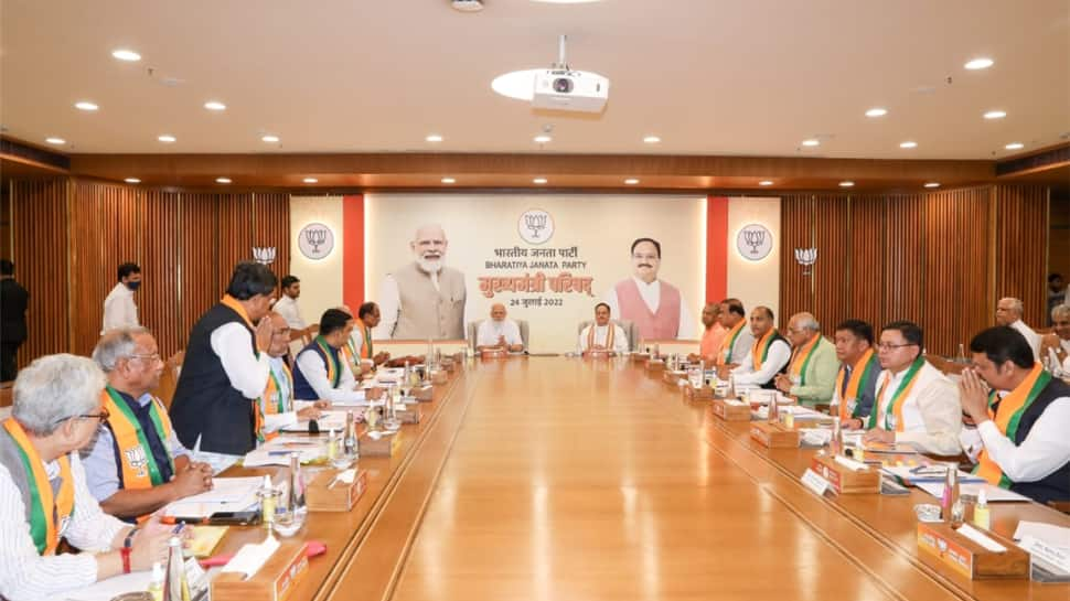 With schemes implementation on agenda, PM Modi meets CMs of all BJP-led states