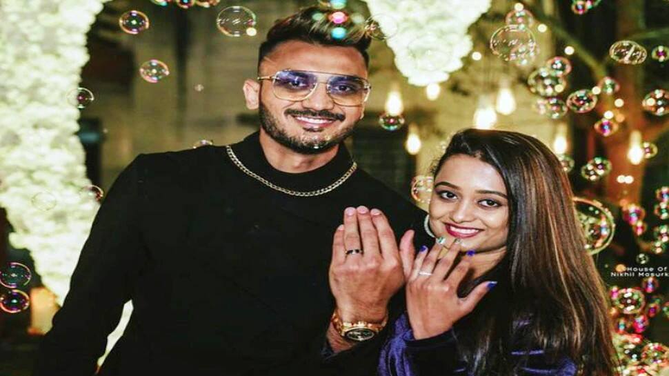 Axar Patel's fiance Meha is a dietician and nutritionist by profession. (Source: Twitter)