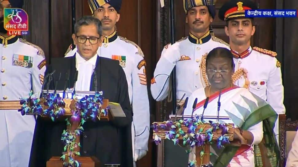 CJI NV Ramana administers oath