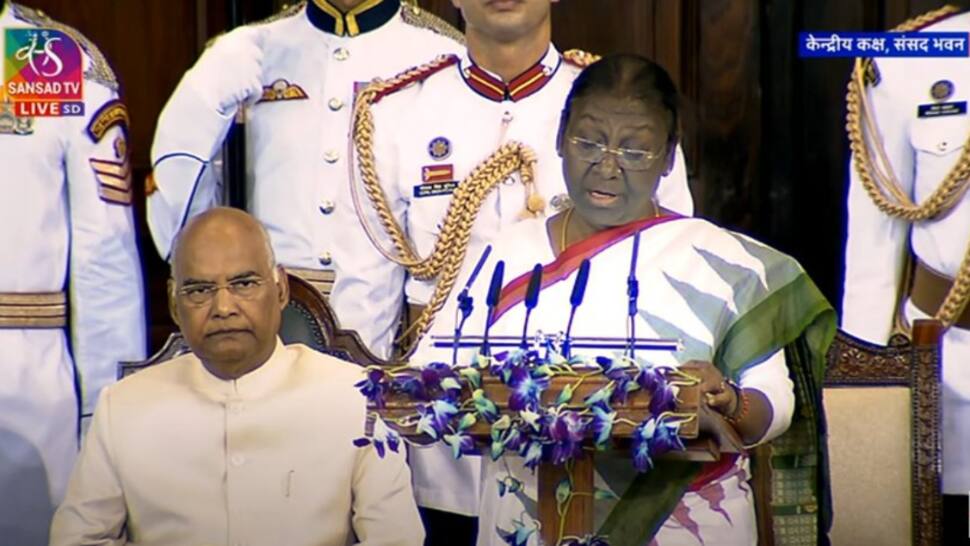 Droupadi Murmu takes oath as India&#039;s 15th President, says &#039;reaching Presidential post not my personal achievement, it is...&#039;